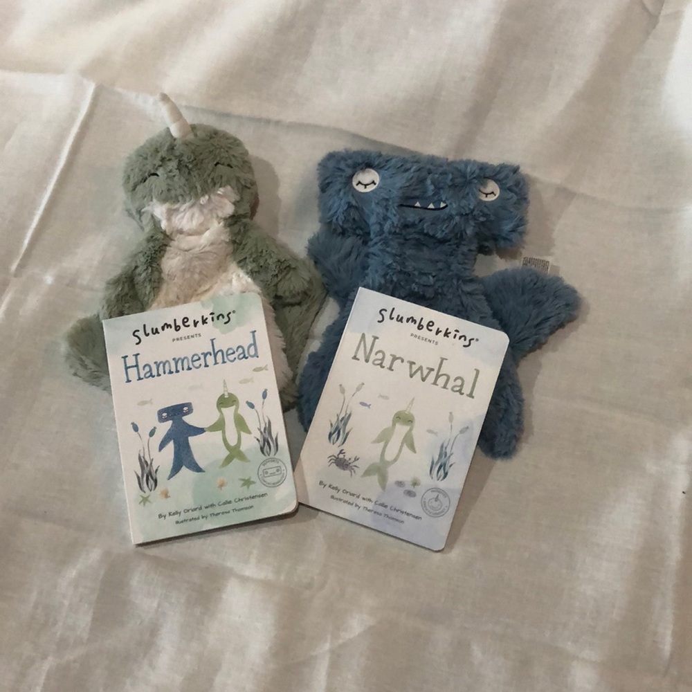 💙Slumberkins Hammerhead & Narwhal
